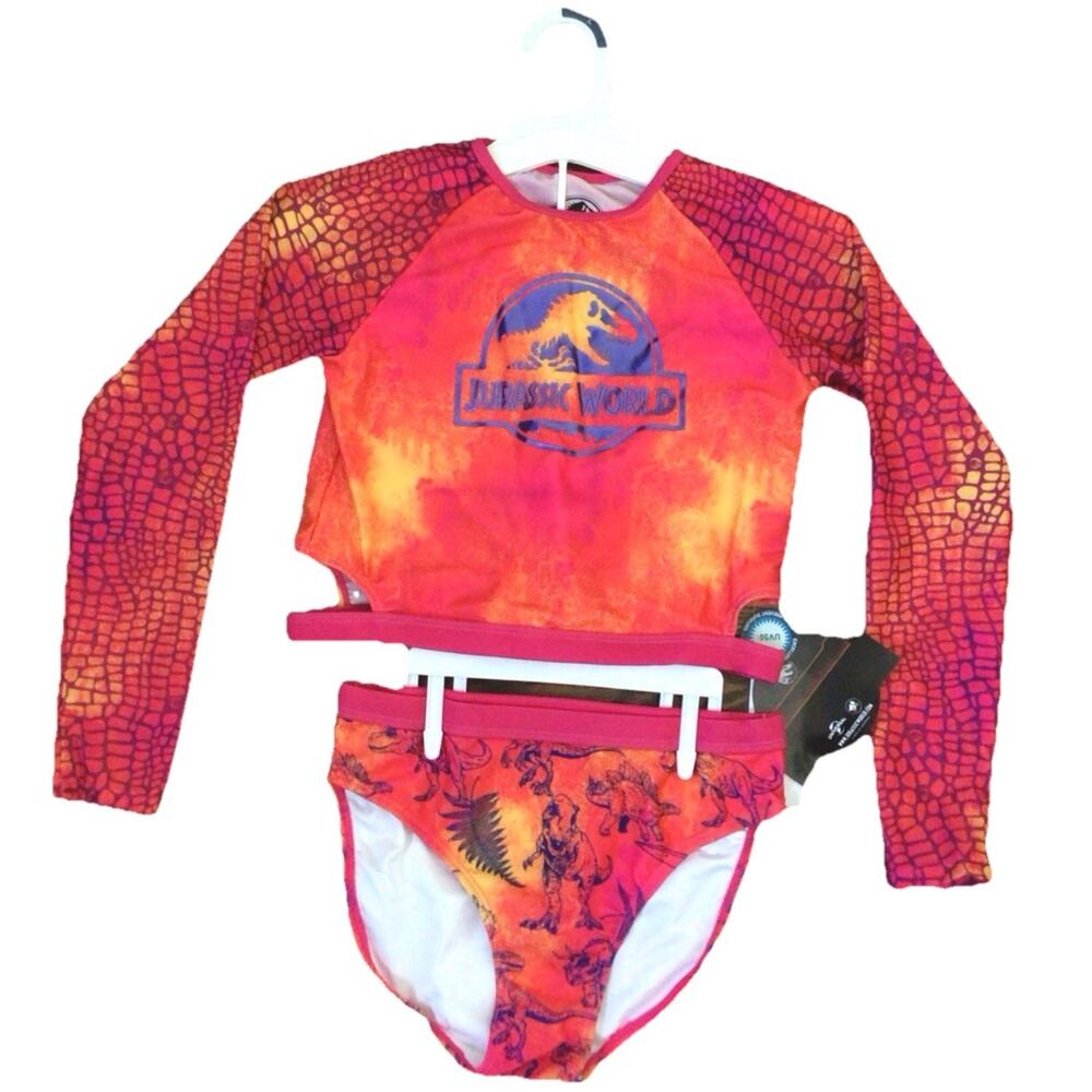 JURASSIC WORLD Dinosaurs Girls Swimming Suit SWIMSUIT